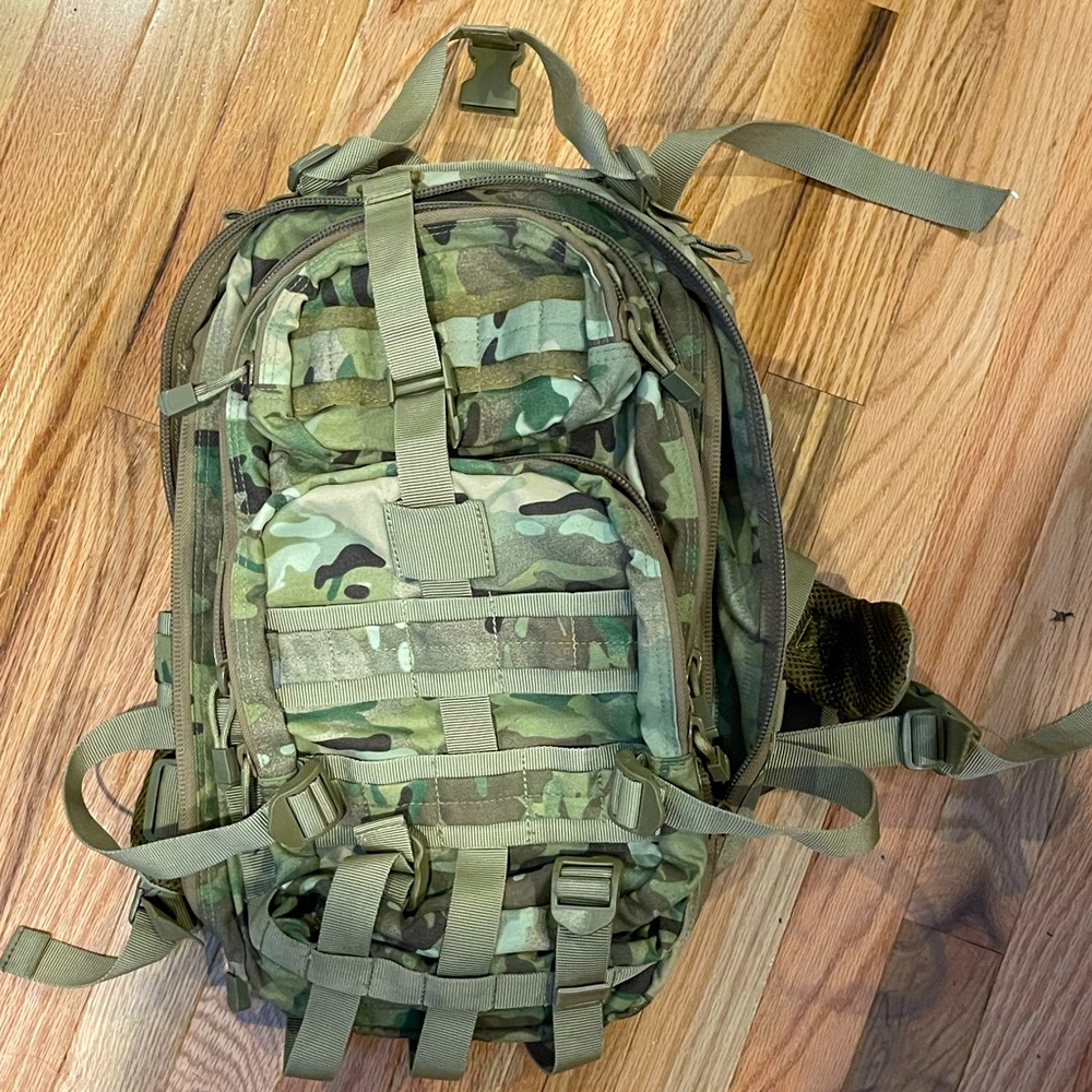 Small OCP/camo backpack